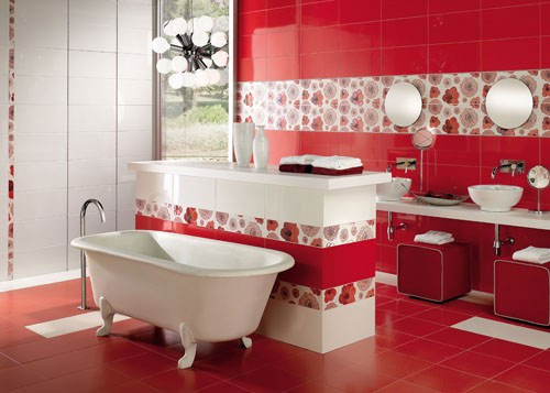 Vũ điệu sắc màu trong phòng tắm