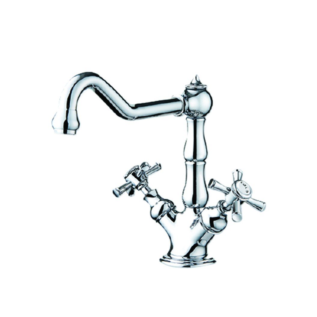 Vòi chậu nóng lạnh 1 lỗ mạ Crom Niken 60C4088