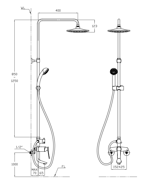 Sen tắm cây nóng lạnh SNN 1353K
