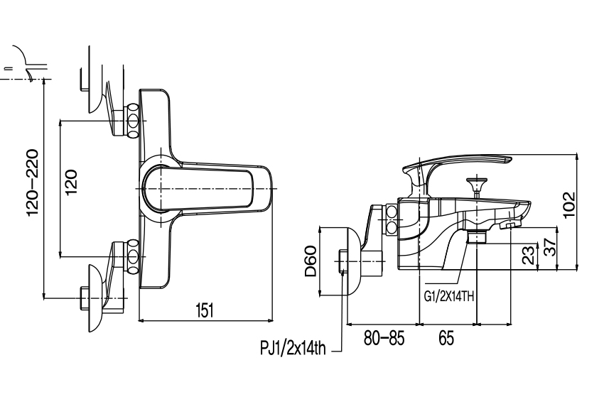 Sen tắm nóng lạnh AM8000