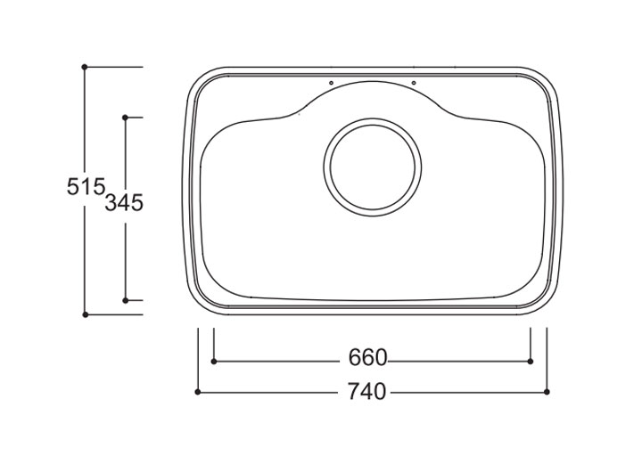 Chậu rửa Inox AM740