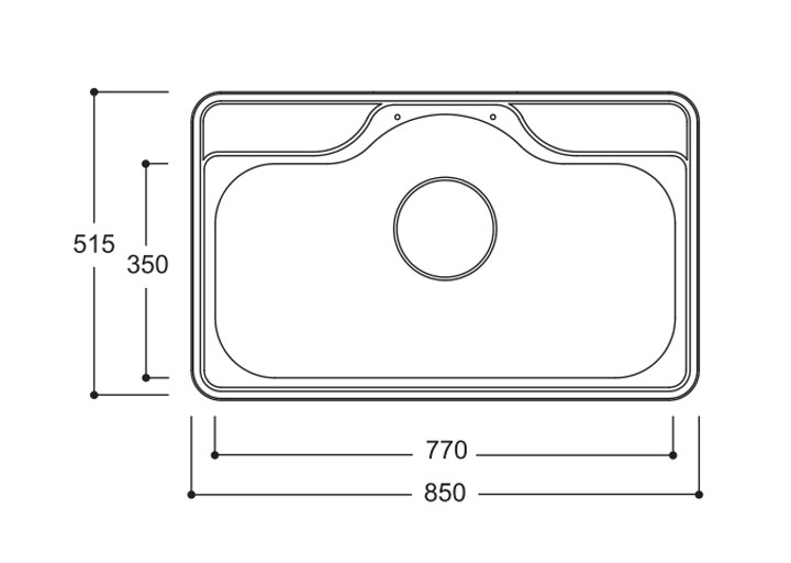 Chậu rửa Inox AM850
