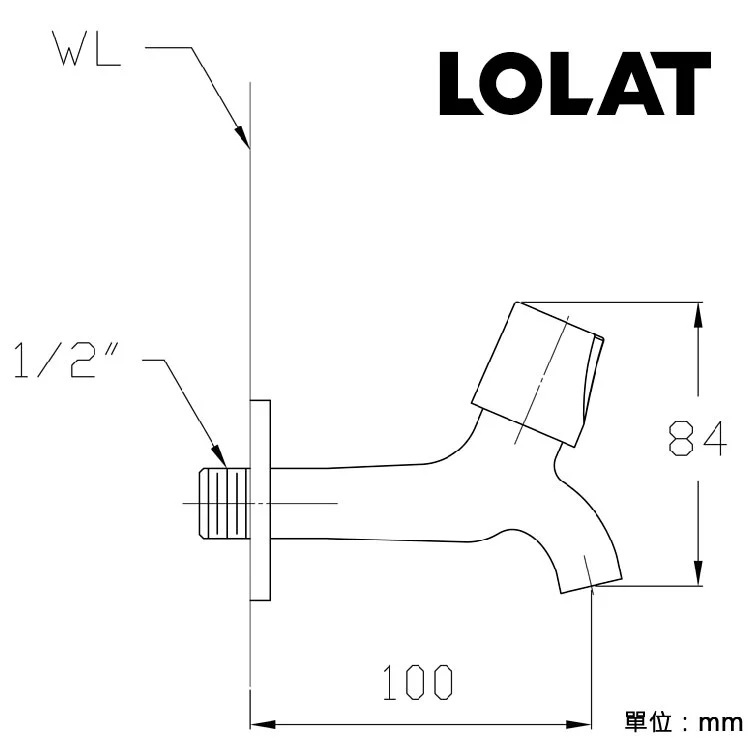 Sen tắm cây nhiệt độ 65C1030-11 Đồng cổ