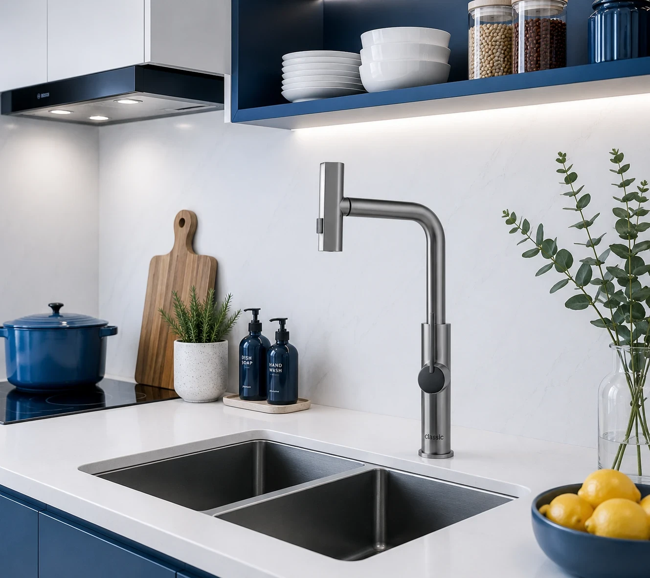 Vòi bếp nóng lạnh KNX 2292