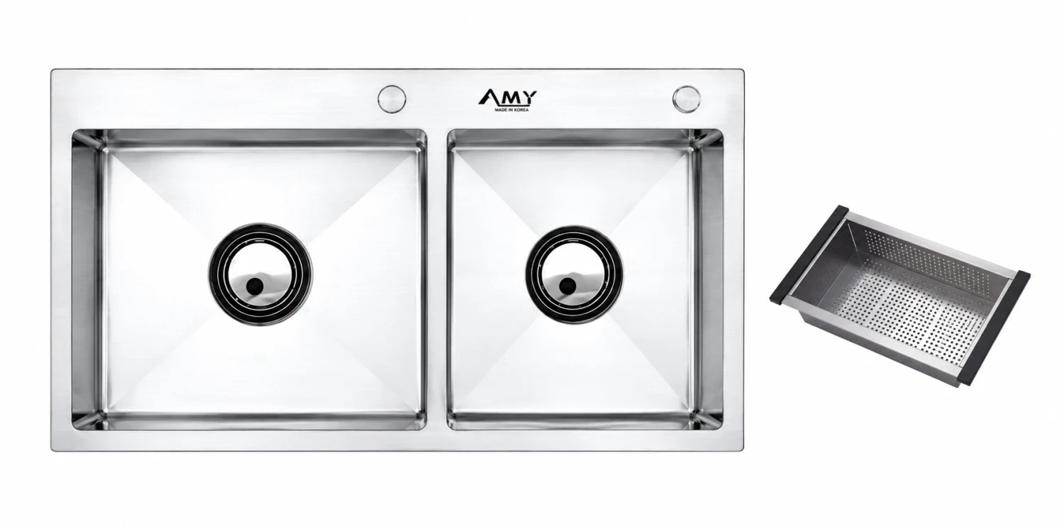 Chậu rửa bát thủ công cao cấp AM8686N