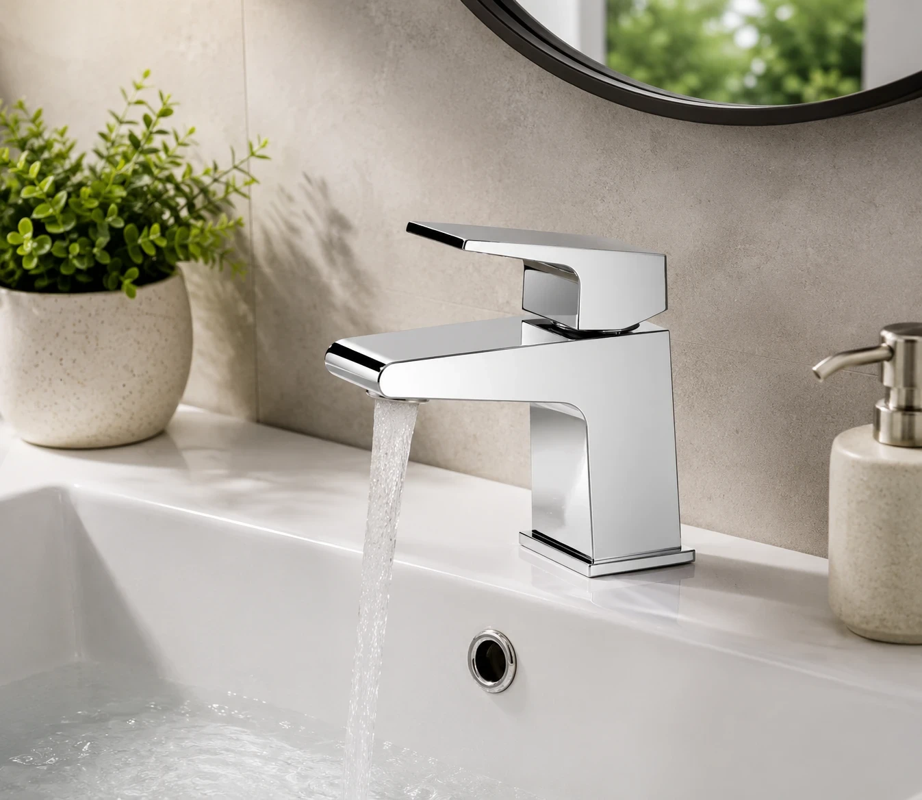 Vòi Lavabo nóng lạnh AM8001N
