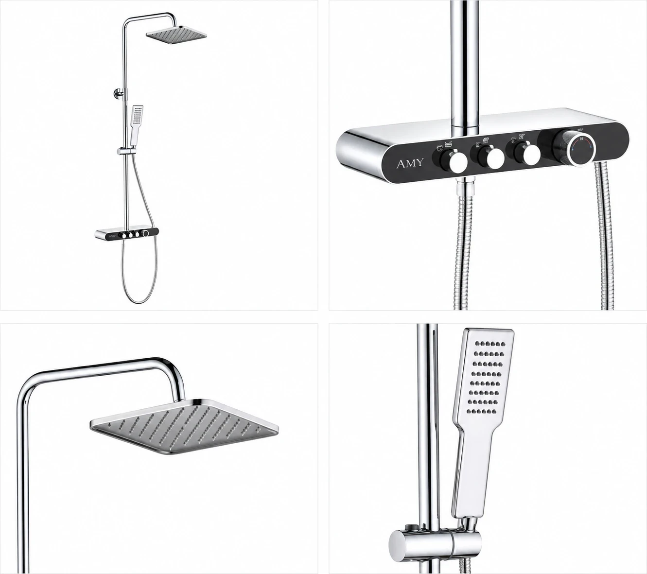 Sen tắm cây nóng lạnh cao cấp có vòi xả dưới AM 9125N