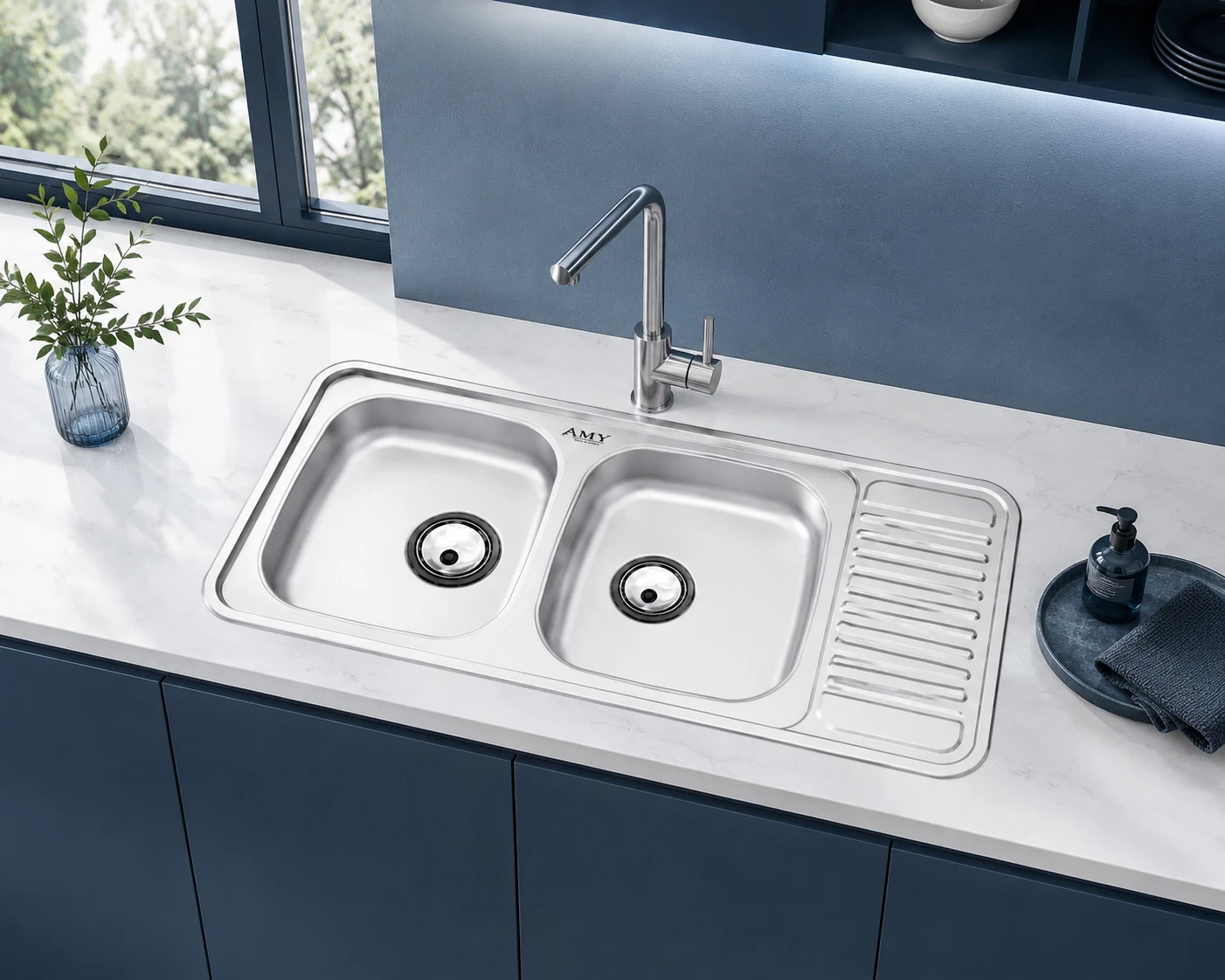 Chậu rửa Inox AM1100