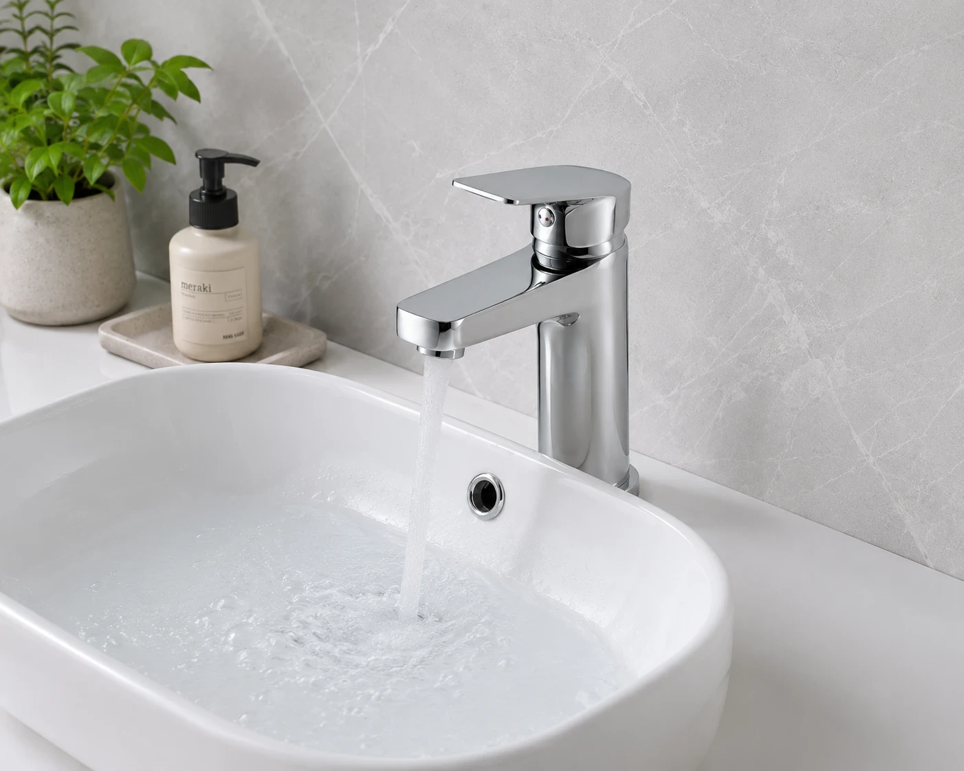 Vòi lavabo nóng lanh 1 lỗ AM4510