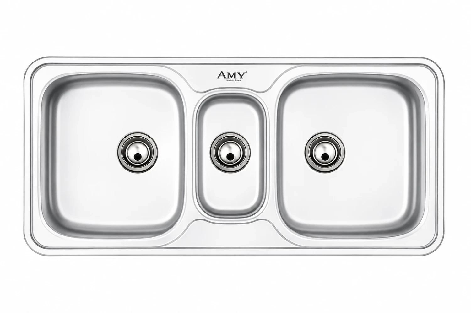 Chậu rửa 3 hố dương vành AM 106D