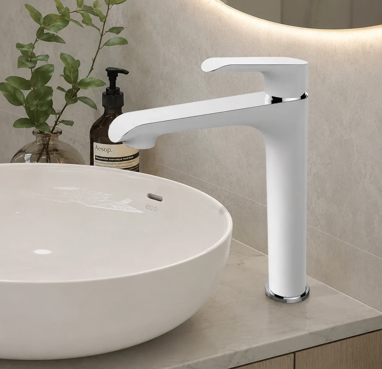 Vòi lavabo nóng lạnh AM7004N