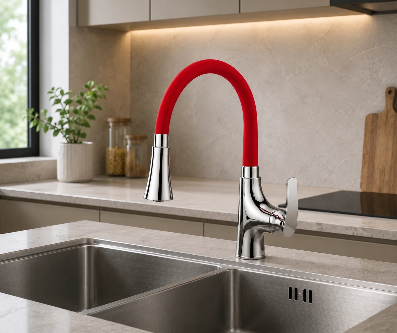 Vòi bếp nóng lạnh AM8007R