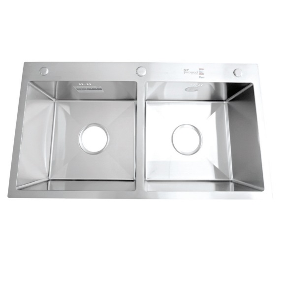 Chậu rửa Inox 2 hố cân CO 8848