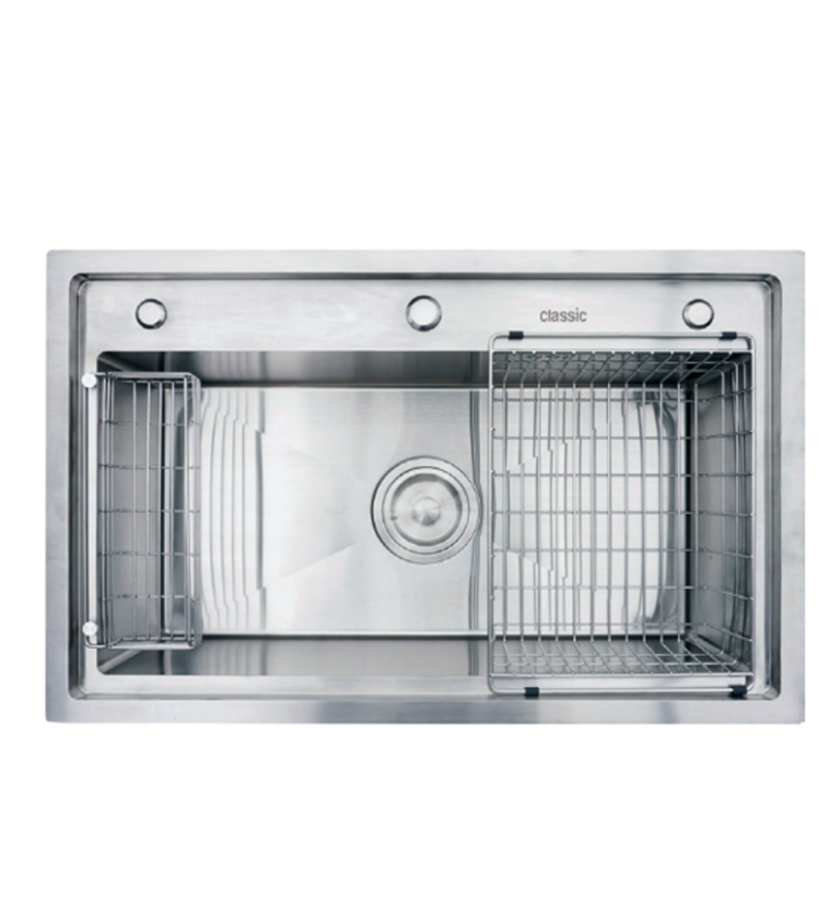 Chậu rừa một hố, một lỗ thoát sàn DS8050
